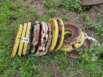 Lot 189 - Ford & John Deere Tractor Wheel Weights
