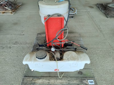 Lot 105 - Stocks Slug pelleter and Sprayer tank