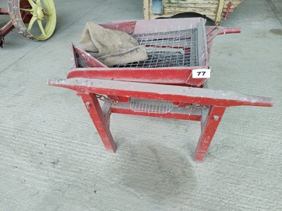 Lot 77 - Wooden Dressing Machine
