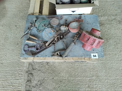 Lot 94 - Qty Metal ID Plates/Parts