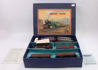 Lot 210 - 1947-54 Hornby no. 101 tank passenger set LMS...