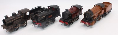 Lot 222 - Four Hornby clcokwork locos:- LMS no.101 2270,...