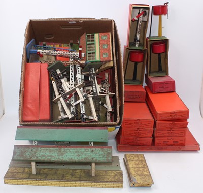 Lot 226 - Two banana boxes filled with Hornby 0...