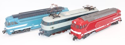 Lot 238 - Three Lima locomotives:- Bo-Bo diesel SNCF...