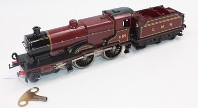 Lot 244 - Hornby 4-4-0 clockwork Compound loco and...
