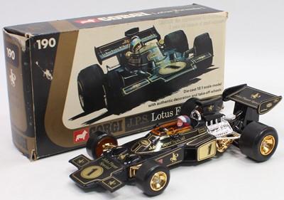 Lot 1196 - A Corgi Toys No. 190 JPS Lotus F1 race car,...