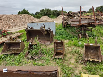 Lot 155 - 4 x  Digger Buckets