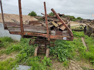 Lot 150 - Flatbed Trailer with RSJs