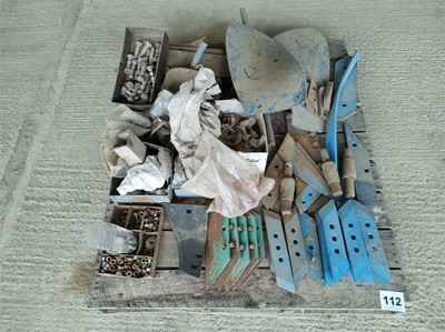 Lot 112 - Qty of Plough Parts