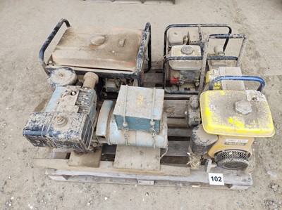 Lot 102 - Qty of Pumps and Generators