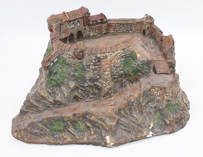 Lot 1646 - An Elastolin composition built model fort...