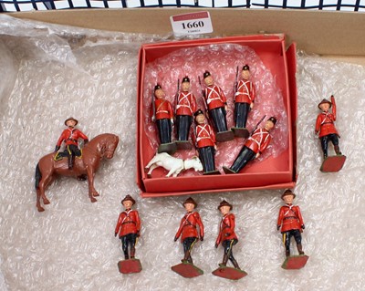 Lot 1660 - A collection of Britains military figures to...