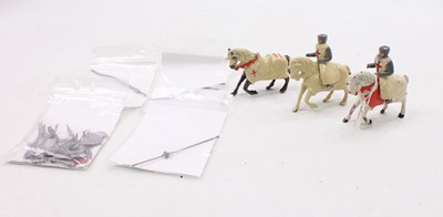 Lot 1664 - One tray containing approx 8+ Timpo Knights...