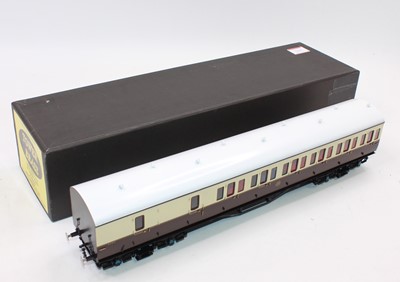 Lot 340 - Tower Brass O gauge GWR 'B' set chocolate and...
