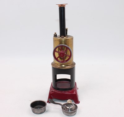 Lot 14 - An Ernst Plank style vertical stationary steam...