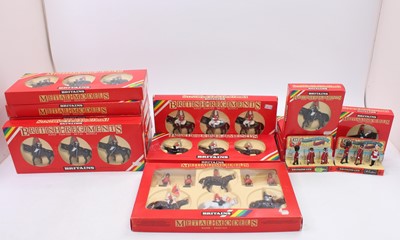 Lot 1673 - 16 various boxed Britains rainbow boxed issued...