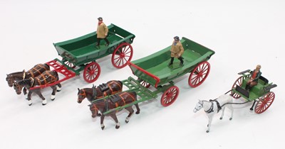 Lot 1686 - Three various Britains original and repainted...