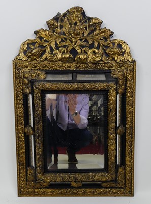 Lot 1372 - A 19th century continental ebonised and...