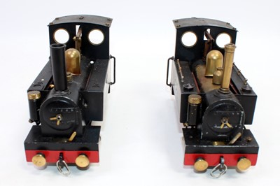 Lot 30 - Two Mamod spirit-fired live steam locomotives,...
