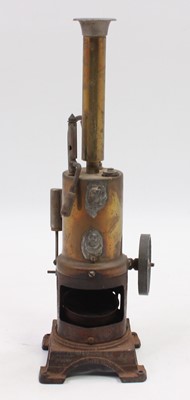 Lot 35 - A stationary vertical steam engine, possibly...