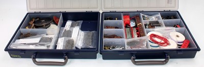 Lot 133 - Two plastic trays containing a quantity of...