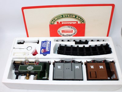 Lot 56 - Mamod RS1 Live Steam Train Set, comprising of...
