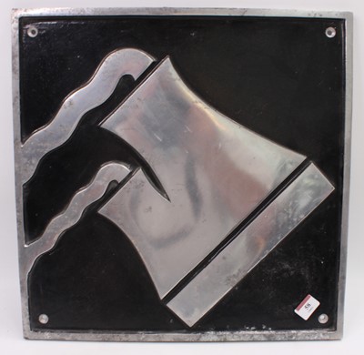 Lot 58 - British Railways cast aluminium depot plaque...
