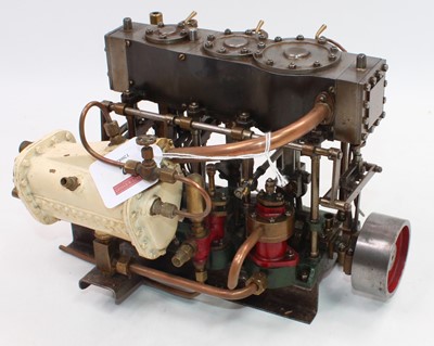 Lot 62 - Stuart Turner Triple Expansion Marine Engine,...