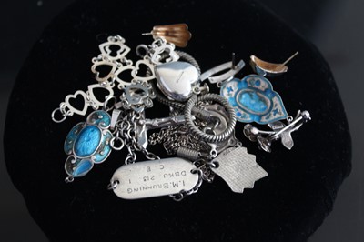 Lot 387 - A quantity of principally silver costume...
