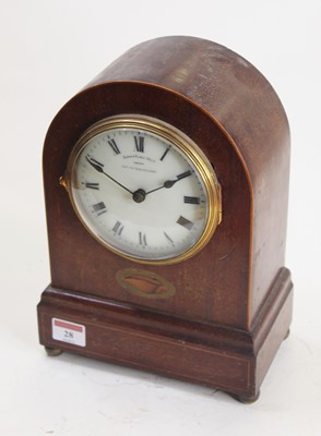 Lot 28 - An early 20th century mahogany and boxwood...