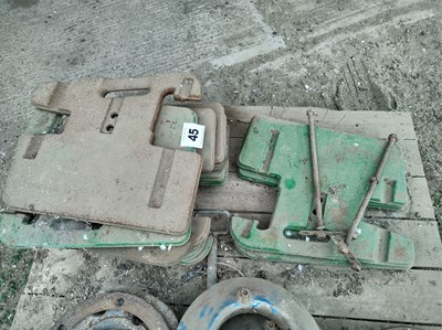 Lot 45 - John Deere Front Weights