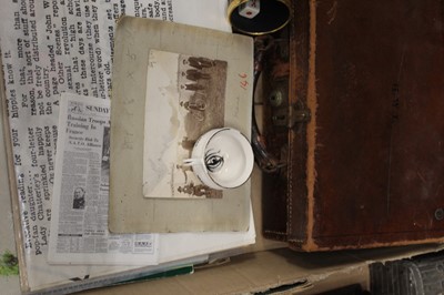 Lot 79 - A collection of items, to include a tan...