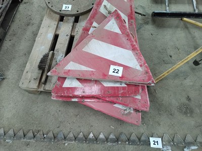 Lot 22 - Hazard Signs