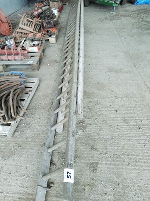 Lot 57 - 2 x Wooden Ladders