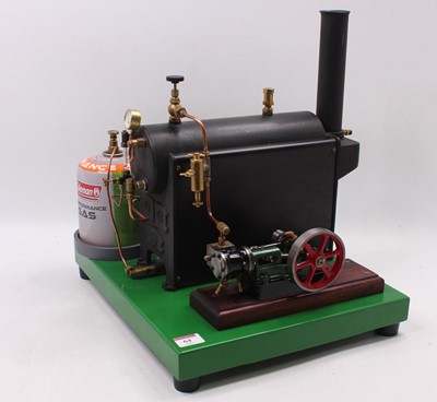 Lot 64 - A well made gas powered Stuart Turner...