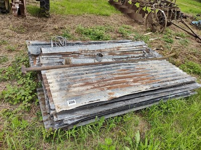 Lot 208 - Qty of Galvanised Sheets