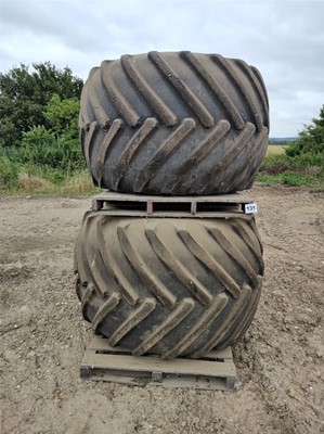 Lot 131 - Pair of Rear Terra Tyres