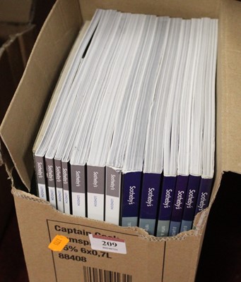 Lot 209 - A collection of Sotheby's auction catalogues,...