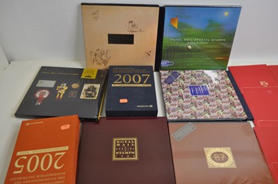 Lot 595 - Seven books of Swiss stamps, dating from 1989...