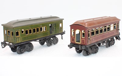 Lot 235 - 1920s Bing green Continental outline short...
