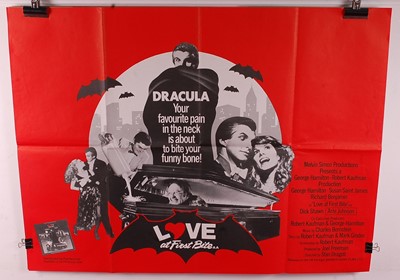 Lot 576 - Dracula Love at First Bite, 1979 UK quad film...