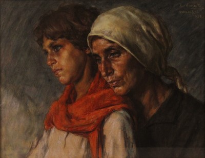 Lot 310 - Luigi Amato (1898-1961) - Anacapri 938, pastel,...