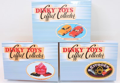 Lot 1853 - 3x Dinky "Coffret Collection" gift sets (2...