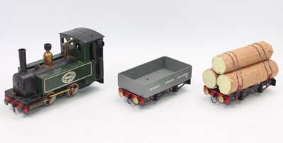 Lot 153 - Mamod SL1 Live steam 0-4-0 locomotive, green...