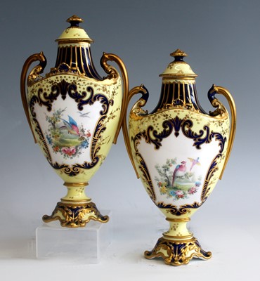 Lot 1020 - A pair of circa 1900 Royal Crown Derby...
