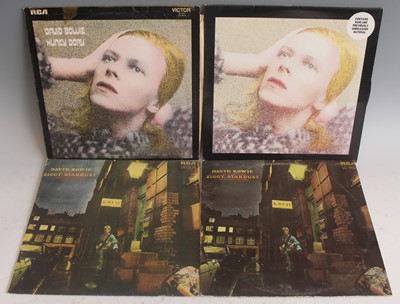 Lot 834 - David Bowie, a collection of nine LP's to...