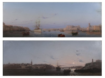 Lot 1260 - Luigi Maria Galea (Maltese 1847-1917) - Pair:...