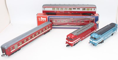 Lot 285 - Two locos: Lima O gauge SNCF diesel loco...