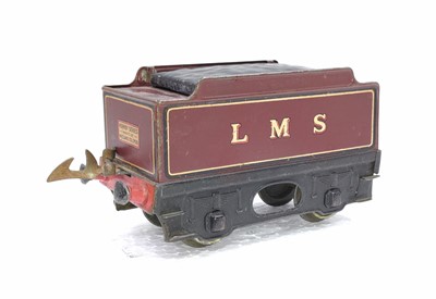 Lot 308 - Hornby No.2 4-wheel tender LMS red, metal...