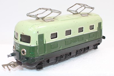 Lot 312 - JEP FSN electric loco duo tone green with...